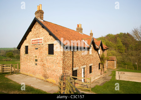 18. Jahrhundert Verbesserung Farm Wharram Percy Osten Reiten von Yorkshire England Stockfoto