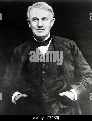 Alva (1847-1931), US-amerikanischer Erfinder, Wissenschaftler und Unternehmer Stockfoto