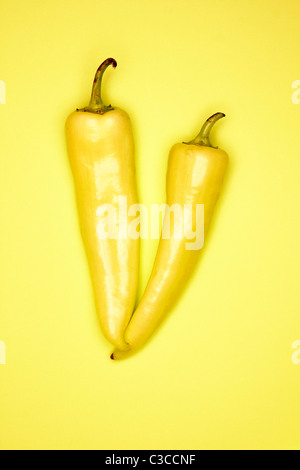 Banane Pfeffer Stockfoto