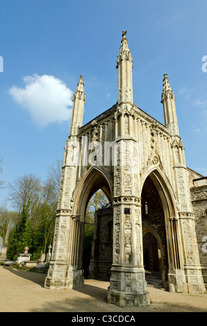 Anglikanischen Kapelle Nunhead Friedhof, London, England, Großbritannien, UK Stockfoto