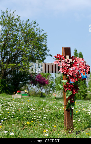 Friedhof an der Nunhead Friedhof, London, England, Großbritannien, UK Stockfoto