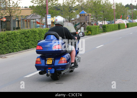 Honda Goldwing internationale Rallye, Belgien. Stockfoto