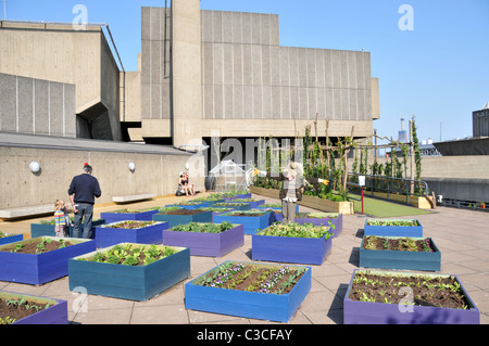 Festival der britischen Queen Elizabeth Hall Dach Garten Eden-Projekt 1951partnership Stockfoto