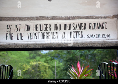 Die österreichisch-deutsche Siedlung von Pozuzo in Perus entfernten hohen Amazon, einer sehr artenreichen Region unweit von Oxapampa. Stockfoto