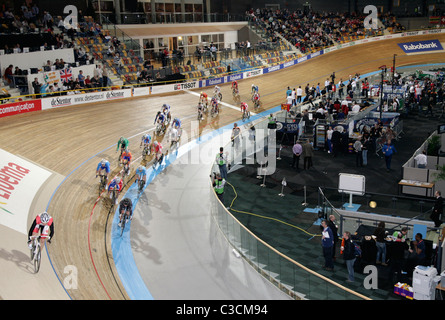 Herren Omnium Punkte Rennen UCI Track Cycling World Championships Apeldoorn Niederlande 25. März 2011 Stockfoto