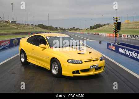 Holden Monaro Drag Racing Sportwagen wie von australische Spezialist, Eddy Tassone gebaut. Stockfoto