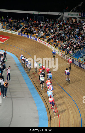 Herren Omnium Punkte Rennen UCI Track Cycling World Championships Apeldoorn Niederlande 25. März 2011 Stockfoto