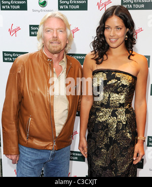 Richard Branson und Ana Ivanovic der Ralph Lauren/Sony Ericsson WTA Tour Pre-Wimbledon Party Ascot, England - 18.06.09 Stockfoto