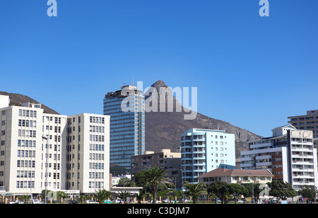 Der Gegend namens "Sea Point' in Cape Town, South Africa. Stockfoto