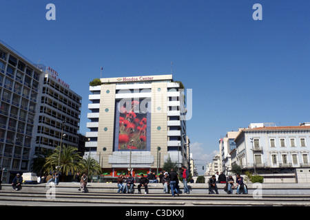 Griechenland Attika Athen Omonia-Platz Stockfoto