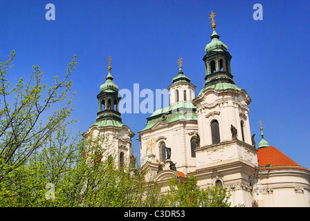 Prag-St.-Nikolaus-Kirche - Prag-St.-Nikolaus-Dom 01 Stockfoto