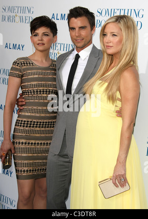 GINNIFER GOODWIN COLIN EGGLESFIELD KATE HUDSON ETWAS GELIEHEN. WELT-PREMIERE. WARNER BROS PICTURES. HOLLYWOOD LOS ANGELE Stockfoto