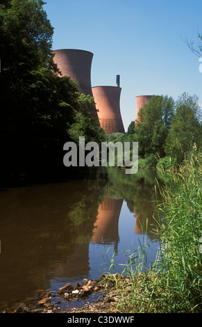 Buildwas Kraftwerke Ironbridge Ironbridge Gorge Telford UK Stockfoto