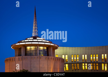 Twilight in die Country Music Hall Of Fame, Nashville Tennessee USA Stockfoto