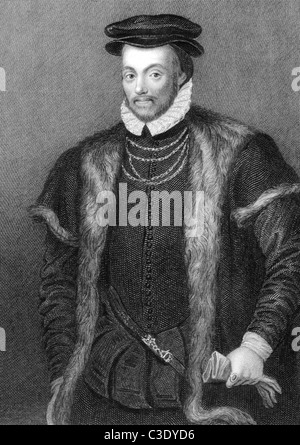 Edward North, 1. Baron North (1496-1564) auf Gravur aus dem Jahre 1838. Englischer Peer, Politiker und erfolgreicher Anwalt. Stockfoto