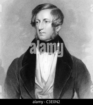 Robert Stewart, 2. Marquess of Londonderry (1769-1822) auf Gravur aus dem Jahre 1838. Irischen und britischen Staatsmann. Stockfoto