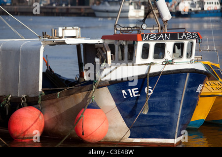 Inshore Fischerei boats.alongside Montrose Hafen Angus Scotland Stockfoto