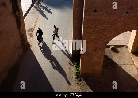 Stadtmauer von Taroudant, Marokko Stockfoto