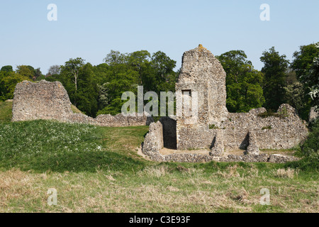 Berkhamsted Burg Ruinen, Hertfordshire, England, UK Stockfoto