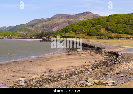 Die Mündung des Mawddachh in der Nähe von Barmouth Stockfoto