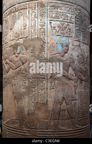 Aegypten, Esna, Tempel des Chnum Stockfoto