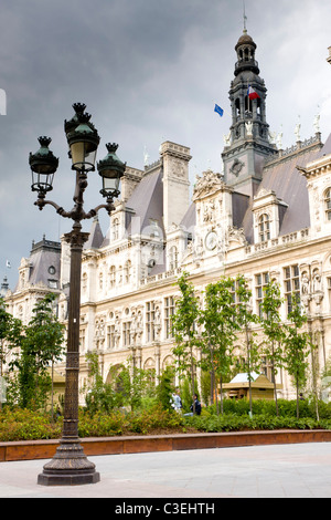 Hotel de Ville Paris Frankreich Stockfoto