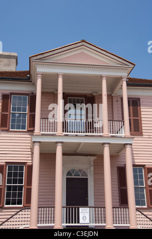 Beaufort, South Carolina. John Mark Verdier House Museum, Bay Street, c. 1790. Stockfoto