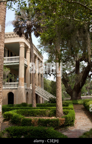 Beaufort, South Carolina. Traditionellen südlichen Antebellum nach Hause. Stockfoto