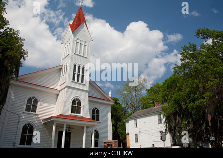 Beaufort, South Carolina. Tabernacle Baptist Church. Stockfoto