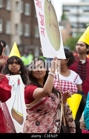 BAISHAKHI Mela, Brick Lane, London, England, UK. Stockfoto