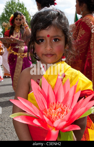 LONDON, ENGLAND - Baishakhi Mela, Bangladeshi Neujahrsfeier in London Stockfoto