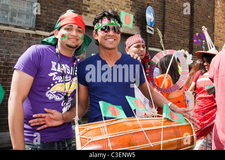 LONDON, ENGLAND - Baishakhi Mela, Bangladeshi Neujahrsfeier in London Stockfoto