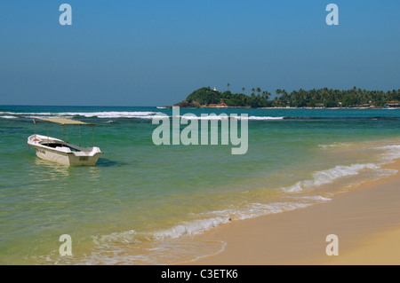 Unawatuna Beach in der Nähe von Galle Südküste Sri Lanka Stockfoto