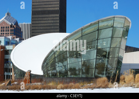 Schmetterling-Gebäude am starken zieren des Spiels, Rochester, New York. Stockfoto