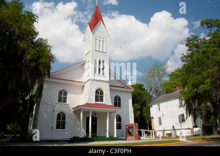 Beaufort, South Carolina. Tabernacle Baptist Church. Stockfoto