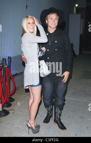 Heidi Montag und Spencer Pratt Pflichtveranstaltung cocktail in Hollywood Los Angeles, Kalifornien - 13.08.09: Stockfoto