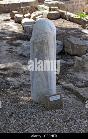 Die Ruinen von den römischen und byzantinischen 12. Jahrhundert Kirche von Agia Kyriaki in Paphos Stockfoto