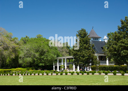 South Carolina, Charleston, Magnolia Plantation & Gärten. Historischen Plantation House, Drayton Einfamilienhaus seit den 1600er Jahren. Stockfoto