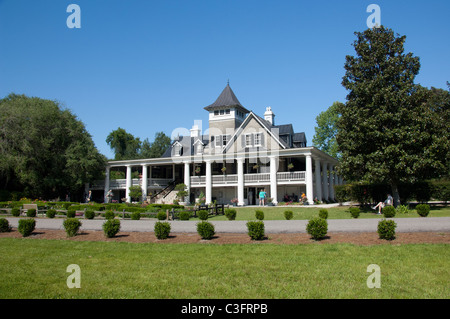 South Carolina, Charleston, Magnolia Plantation & Gärten. Historischen Plantation House, Drayton Einfamilienhaus seit den 1600er Jahren. Stockfoto