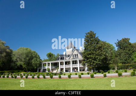 South Carolina, Charleston, Magnolia Plantation & Gärten. Historischen Plantation House, Drayton Einfamilienhaus seit den 1600er Jahren. Stockfoto