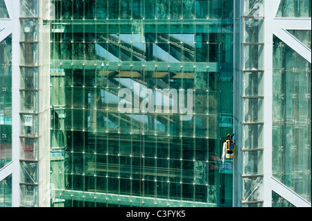 Parkview von Arch. Winston Shu, am besten grünes Gebäude in China LEED Platin Zertifizierung, 2010, CBD, Beijing, China, Asien. Stockfoto