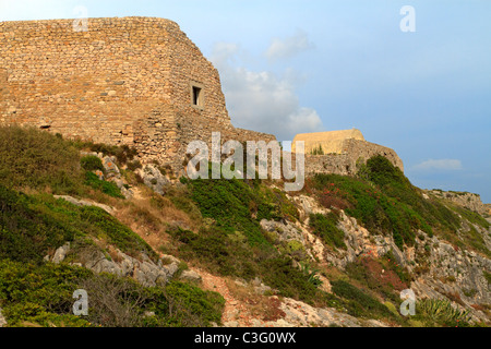 Festung Belixe, Algarve, Portugal. Festung in der Mitte-1500 um die Südküste Portugals gegen Piraterie zu schützen. Stockfoto