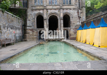 St Winifride Brunnen, Holywell, Nord-wales Stockfoto