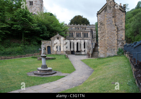 St Winifride Brunnen, Holywell, Nord-wales Stockfoto