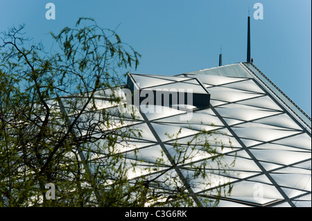 Parkview von Arch. Winston Shu, am besten grünes Gebäude in China LEED Platin Zertifizierung, 2010, CBD, Beijing, China, Asien. Stockfoto