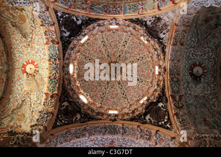 Barockkuppel Decke Detail Kathedrale Santa Maria Simat Valldigna Stockfoto