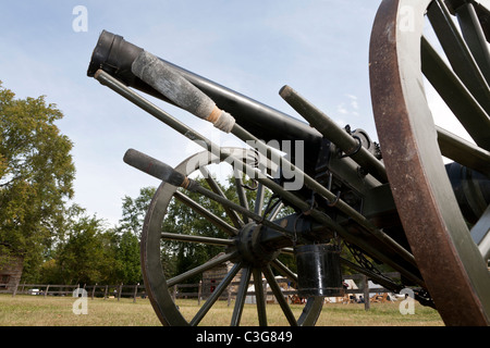 Amerikanischer Bürgerkrieg Ära Kanone Stockfoto