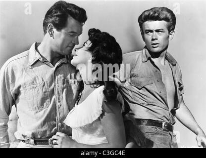 Giant Jahr: 1956 USA James Dean, Elizabeth Taylor (Liz Taylor -, Rock Hudson und James Dean Regie: George Stevens Stockfoto