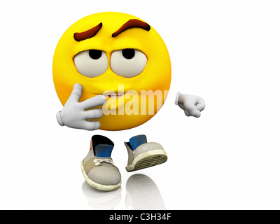 Smiley, Emoticons. Gesichtsausdruck. Sarkastisch emotionalen Ausdruck ...