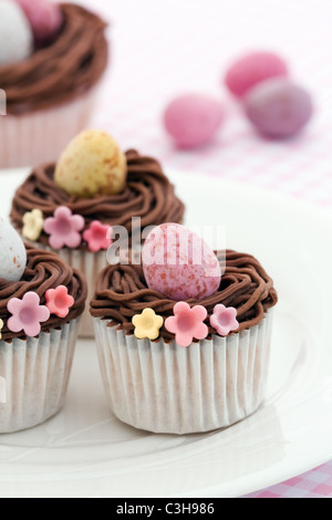 Oster-cupcakes Stockfoto